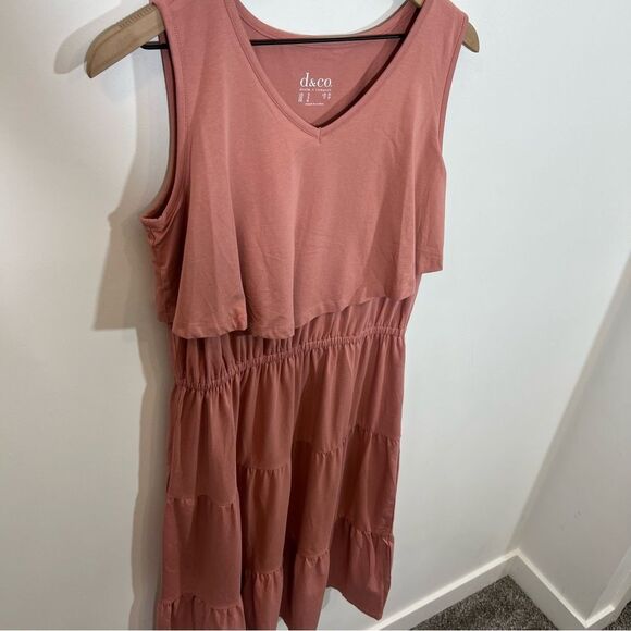 NWOT Denim & Co. Sleeveless V-Neck Dress | Size S - Picture 4 of 9
